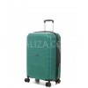 Чемодан средний М полипропилен зелёный 65х44х26/62л/3.3кг/Worldline291, фото 11
