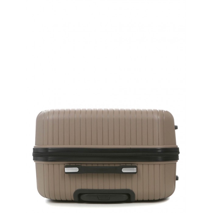 Валіза середня М поліпропілен беж 65х44х26см/62л/3.3кг/Worldline 291, фото 6