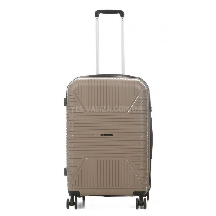Набір валіз Франція (L M S-3шт) поліпропілен бежевий Worldline 291, фото 2