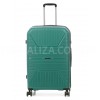 Набор чемоданов Франция (L M S-3шт) полипропилен зелёный/Worldline 291, фото 12