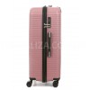 Набор чемоданов Франция (L M S-3шт) полипропилен розовый/Worldline 291, фото 12