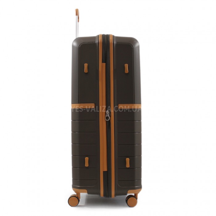 Набор чемоданов Франция (L M S-3шт) полипропилен кофе/Snowball 49403, фото 6