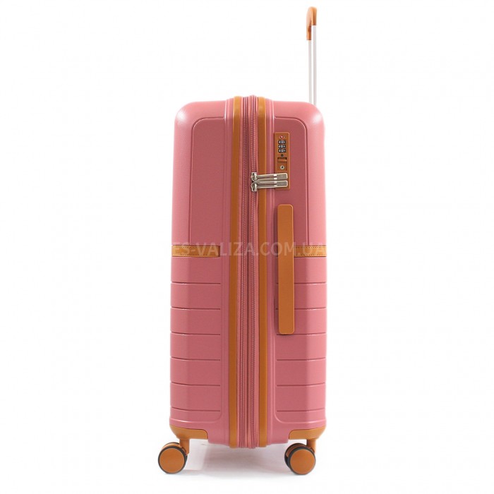 Набор чемоданов Франция (L M S-3шт) полипропилен пудра/Snowball 49403, фото 6