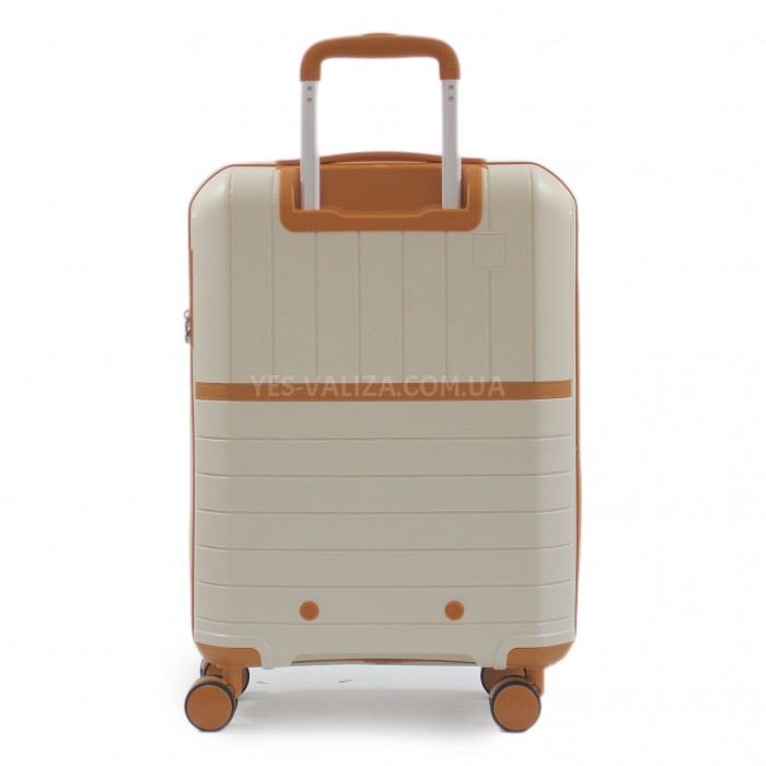 Чемодан малый S полипропилен белый 55х38х22см/40л/2.6кг/Snowball 49403, фото 3