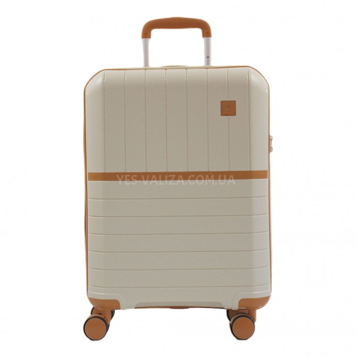 Валіза мала S поліпропілен біла 55х38х22см/40л/2.6кг/Snowball 49403, фото 2