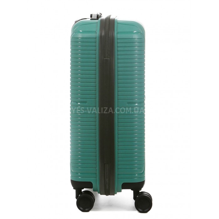 Чемодан малый S полипропилен зелёный 55х37х22см/38л/2.7кг/Worldline 291, фото 5