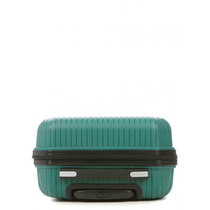 Чемодан малый S полипропилен зелёный 55х37х22см/38л/2.7кг/Worldline 291, фото 6