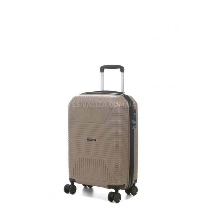 Чемодан малый S полипропилен шампань 55х37х22см/38л/2.7кг/Worldline 291, фото 2