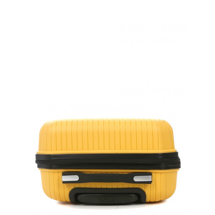 Чемодан малый S полипропилен жёлтый 55х37х22см/38л/2.7кг/Worldline 291, фото 5