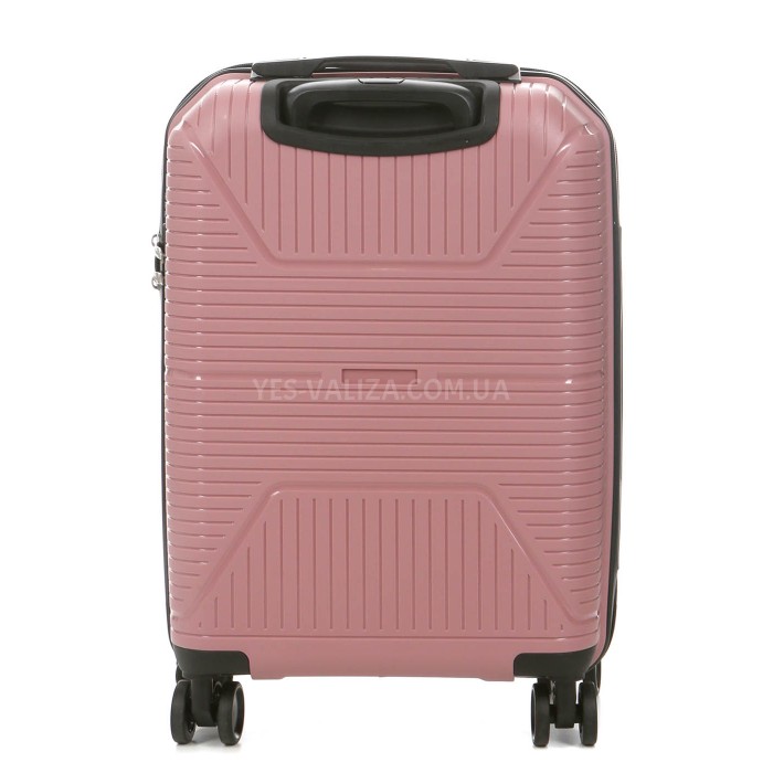 Валіза мала S поліпропілен пудра 55х37х22см/38л/2.7кг/Worldline 291, фото 3