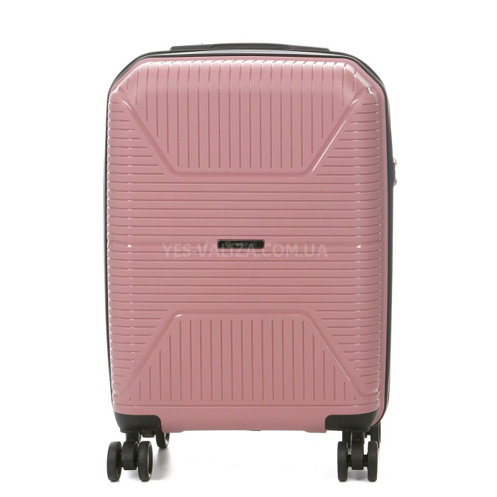 Валіза мала S поліпропілен пудра 55х37х22см/38л/2.7кг/Worldline 291, фото 2