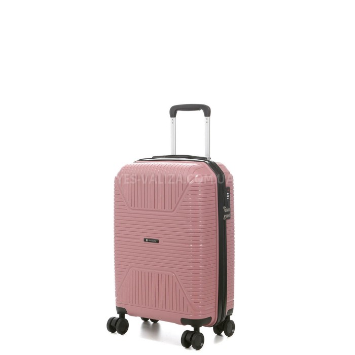 Валіза мала S поліпропілен пудра 55х37х22см/38л/2.7кг/Worldline 291, фото 1