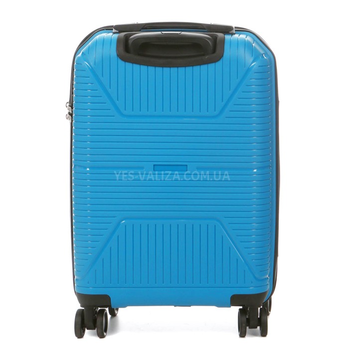 Чемодан малый S полипропилен голубой 55х37х22см/38л/2.7кг/Worldline 291, фото 3