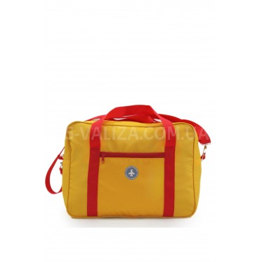 Сумка(ручная кладь) Польша жёлтая 40х30х20см/24л/0.5кг/Fly 0234