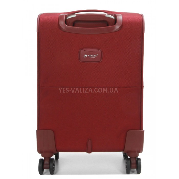 Набор чемоданов Франция (L M S-3шт) ткань красный/Airtex 832, фото 3
