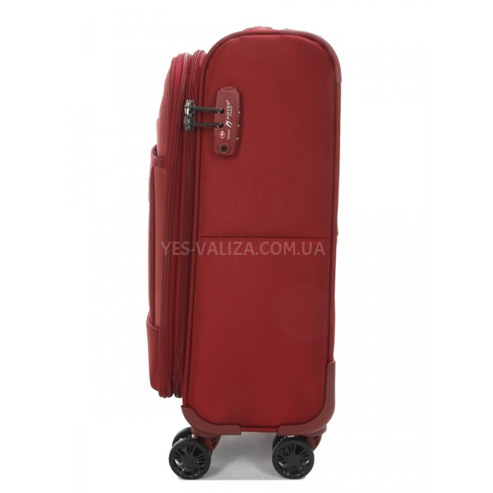 Набір валізи Франція (L M S-3шт) тканина червона/Airtex 832, фото 4