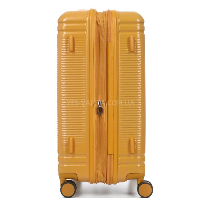 Валіза середня М полікарбонат жовта 65х44х25+5см/82л/3.65кг/Airtex 649, фото 8