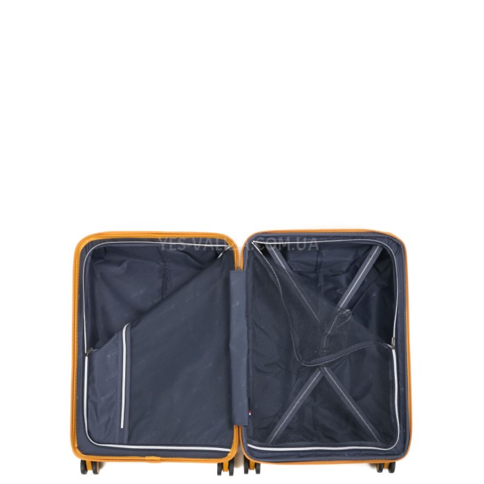 Валіза середня М полікарбонат жовта 65х44х25+5см/82л/3.65кг/Airtex 649, фото 11