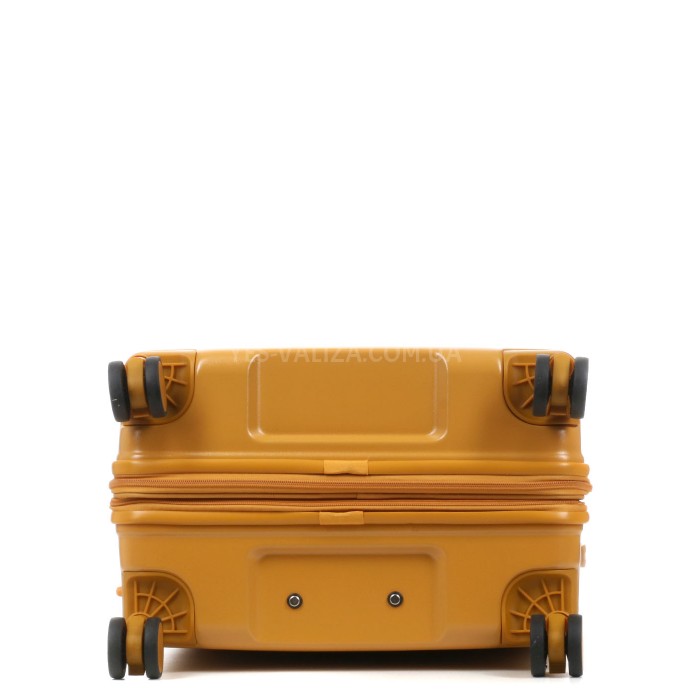 Валіза середня М полікарбонат жовта 65х44х25+5см/82л/3.65кг/Airtex 649, фото 10