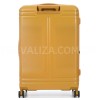 Чемодан большой L поликарбонат жёлтый 75х51х31+5/125л/4.45кг/Airtex649, фото 18
