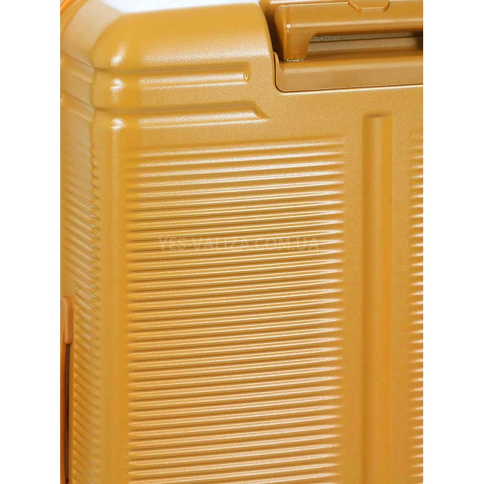 Валіза велика L полікарбонат жовта 75х51х31+5см/125л/4.45кг/Airtex 649, фото 14