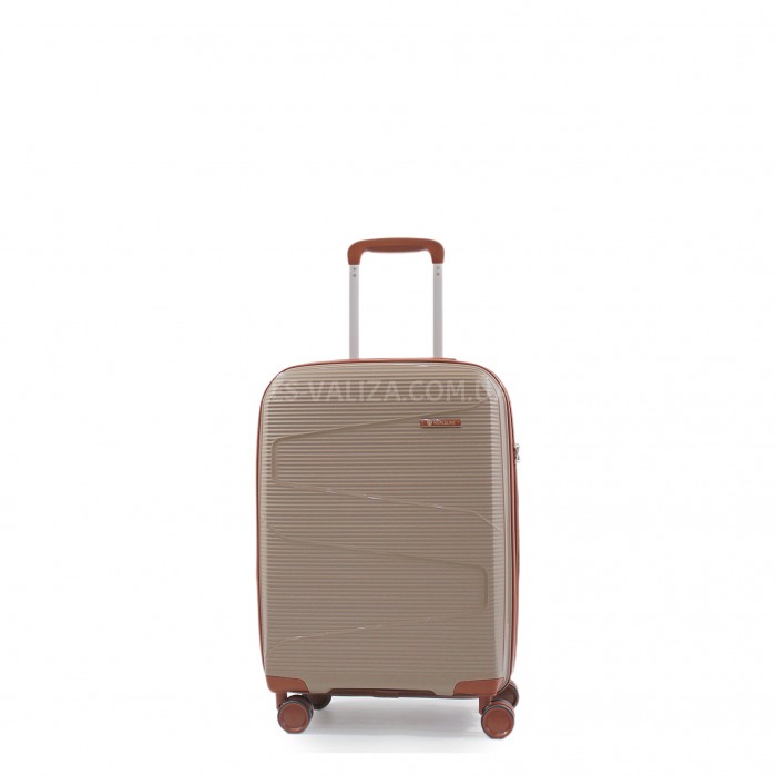 Чемодан малый S полипропилен шамп. 55х37х23+5/48л/2.9кг/Worldline 293, фото 1