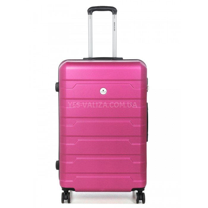 Набор чемоданов Франция (L M S-3шт) малина/Worldline 626, фото 3