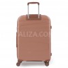 Чемодан средний М полипропилен пудра 66х44х28+5/80л/3.6кг/Worldline293, фото 12