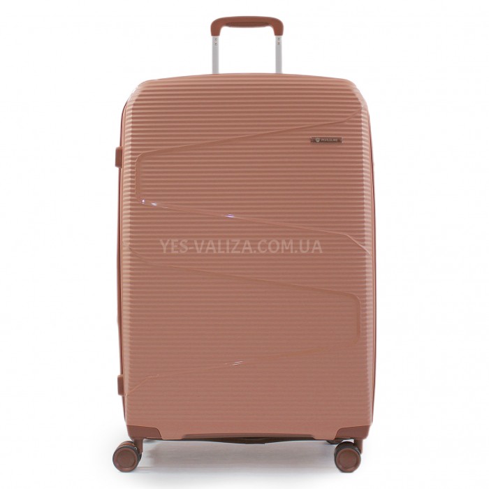 Набір валіз Франція (L M S-3шт) поліпропілен пудра/Worldline 293, фото 6