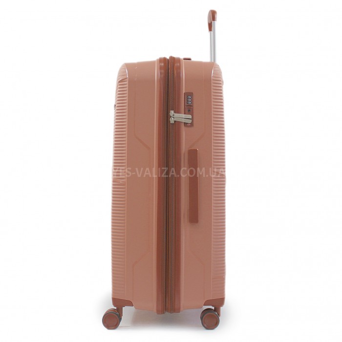 Набір валіз Франція (L M S-3шт) поліпропілен пудра/Worldline 293, фото 2