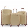 Набір валіз Франція (L M S-3шт) поліпропілен бежевий/Worldline 293, фото 11