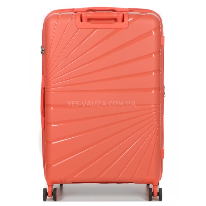 Набір валіз Франція (L M S-3шт) поліпропілен оранж Worldline 287, фото 6