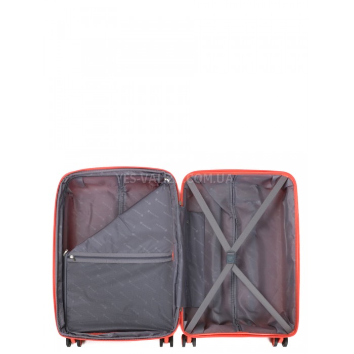 Набор чемоданов Франция (L M S-3шт) полипропилен оранж/Worldline 287, фото 12