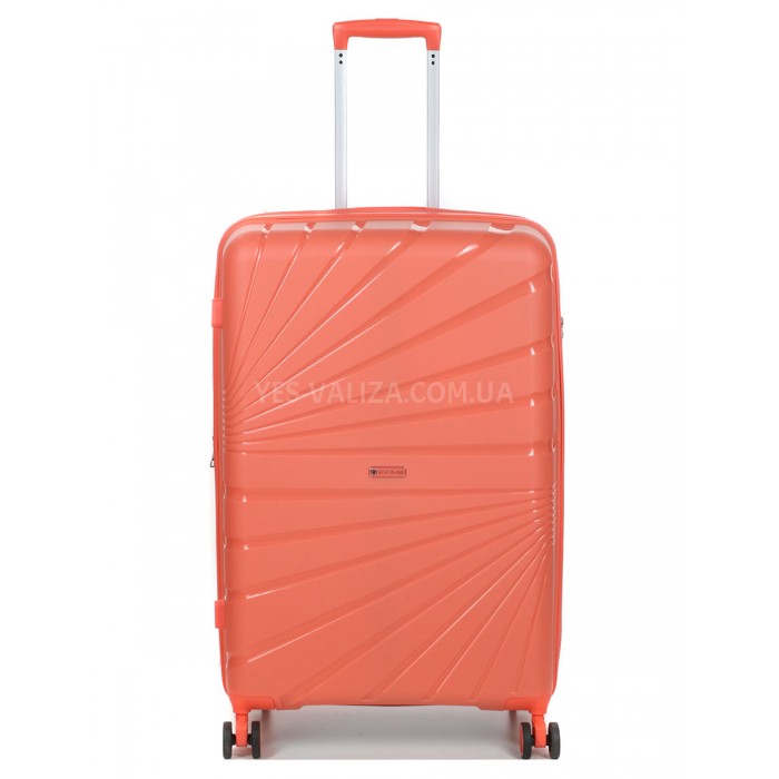 Набір валіз Франція (L M S-3шт) поліпропілен оранж Worldline 287, фото 4