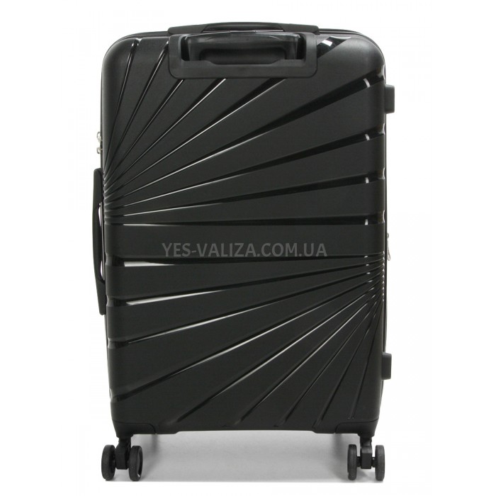 Набор чемоданов Франция (L M S-3шт) полипропилен чёрный/Worldline 287, фото 6