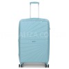 Набор чемоданов Франция (L M S-3шт) полипропилен голубой/Worldline 287, фото 15