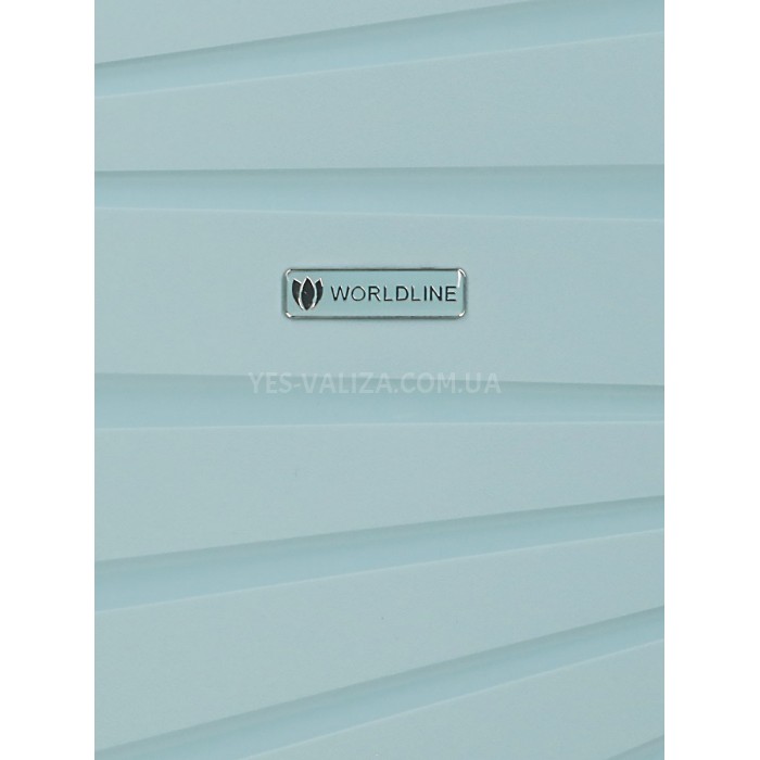 Набір валіз Франція (L M S-3шт) поліпропілен голубий Worldline 287, фото 10