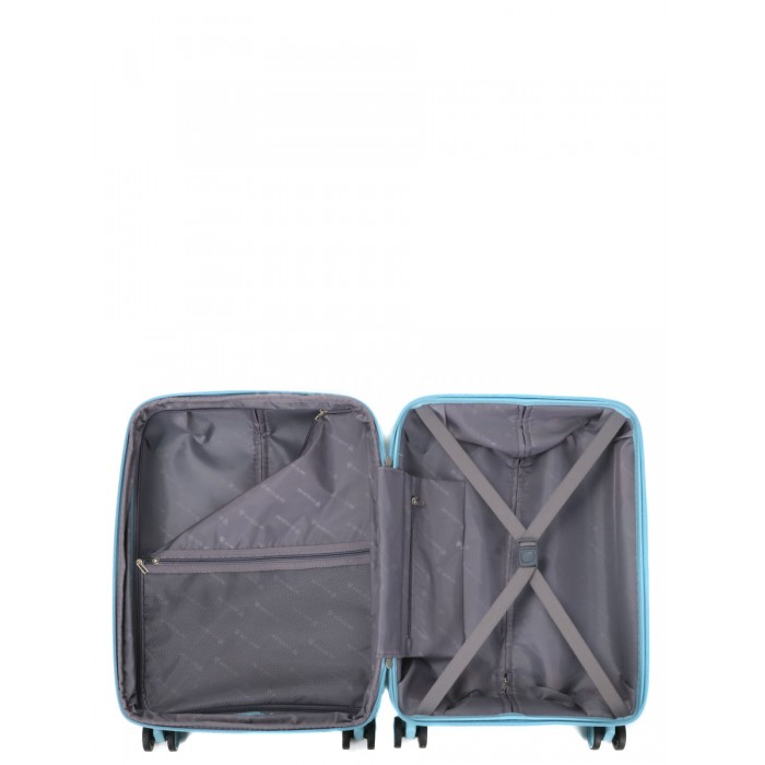 Набір валіз Франція (L M S-3шт) поліпропілен голубий Worldline 287, фото 11