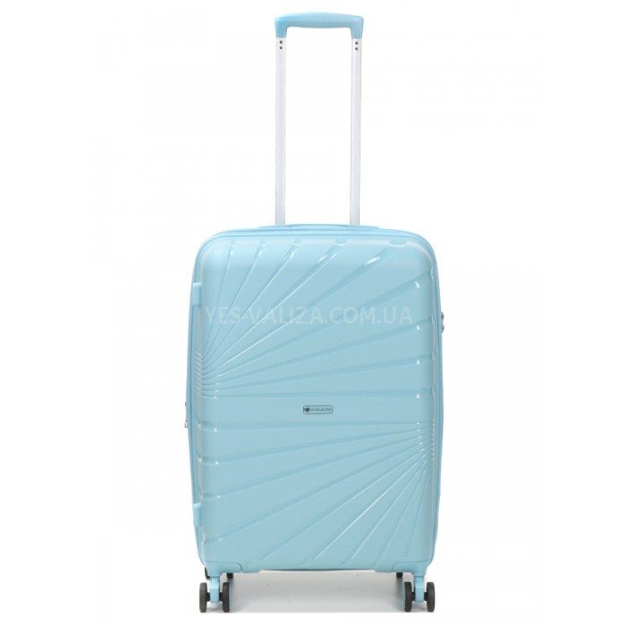 Набір валіз Франція (L M S-3шт) поліпропілен голубий Worldline 287, фото 3