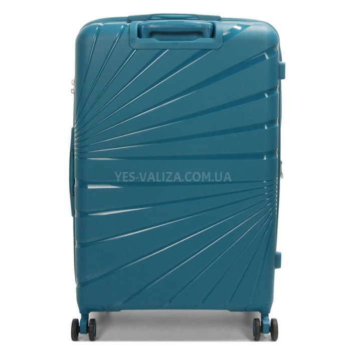 Набор чемоданов Франция (L M S-3шт) полипропилен бирюза/Worldline 287, фото 6