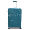 Набор чемоданов Франция (L M S-3шт) полипропилен бирюза/Worldline 287, фото 14