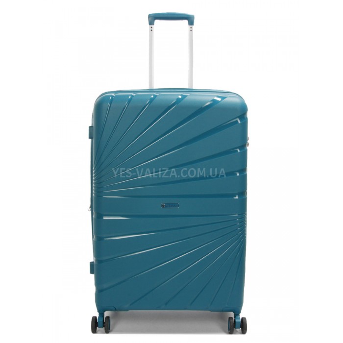 Набор чемоданов Франция (L M S-3шт) полипропилен бирюза/Worldline 287, фото 4