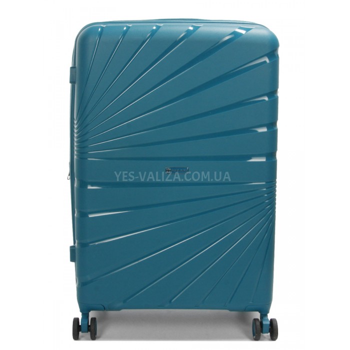 Набір валіз Франція (L M S-3шт) поліпропілен бірюза Worldline 287, фото 5