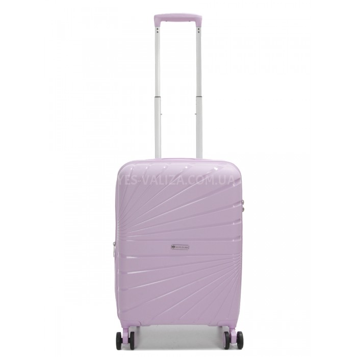 Набор чемоданов Франция (L M S-3шт) полипропилен сирень/Worldline 287, фото 3