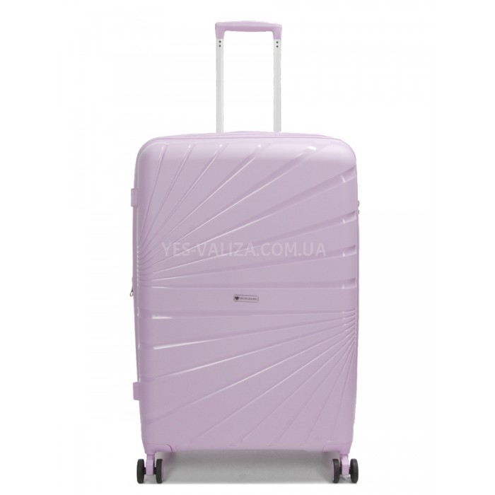 Набір валіз Франція (L M S-3шт) поліпропілен бузок Worldline 287, фото 5