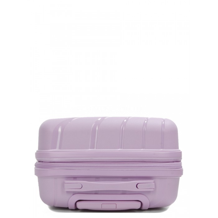 Набор чемоданов Франция (L M S-3шт) полипропилен сирень/Worldline 287, фото 8