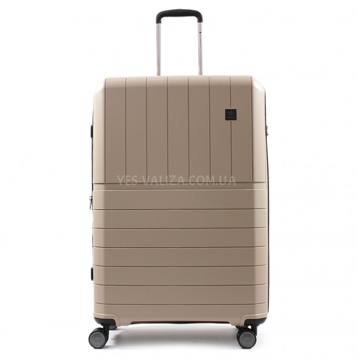 Валіза велика L поліпропілен беж. 78x52x31+5/131л/4.7кг/Snowball 39403, фото 1