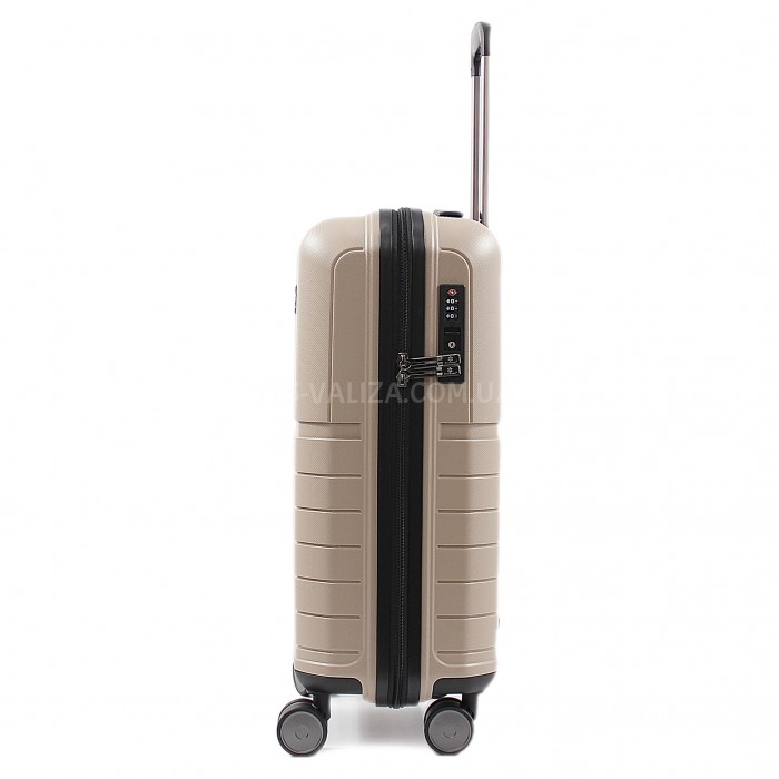 Чемодан малый S полипропилен беж. 55х38х22см/40л/2.6кг/Snowball 39403, фото 7