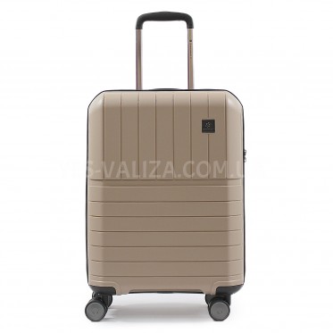 Валіза мала S поліпропілен беж. 55х38х22см/40л/2.6кг/Snowball 39403