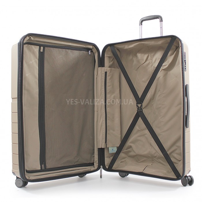 Набір валіз Франція (L M S-3шт) поліпропілен беж./Snowball 39403, фото 10